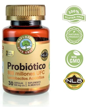Probióticos 800 Millones UFC Naturelab de 30 cápsulas