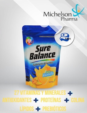 Sure Balance Michelson Pharma con vitaminas y minerales sabor vainilla de 800 g