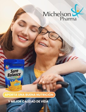Sure Balance Michelson Pharma con vitaminas y minerales sabor vainilla de 800 g
