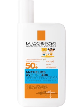 Protector Solar FPS 50+ UVMUNE 400 Dermo-Pediatrics Fluido Invisible La Roche Posay Anthelios 50 Ml