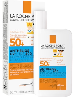 Protector solar FPS 50 UVMUNE 400 Dermo-Pediatrics Fluido Invisible La Roche Posay Anthelios 50 ml