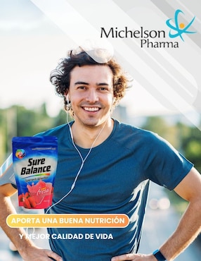 Sure Balance Michelson Pharma con vitaminas y minerales sabor fresa de 800 g