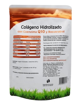 Colágeno Hidrolizado Con Coenzima Q10 Y Resveratrol Vidanat de 300 g