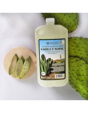 Bebida de Sabila y Nopal Prosa con vitamina C sabor natural de 2 l