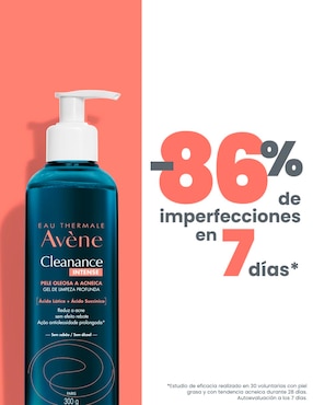 Limpiador facial Gel Intense Facial Limpieza Profunda Piel Grasa 400 g Avène Cleanance para acné
