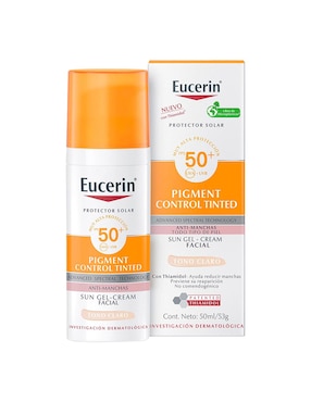 Protector solar FPS 50 Sun Gel-Cream Eucerin Pigment Control Tinted