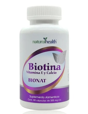 Bionat Natural Health Con Biotina 60 Cápsulas