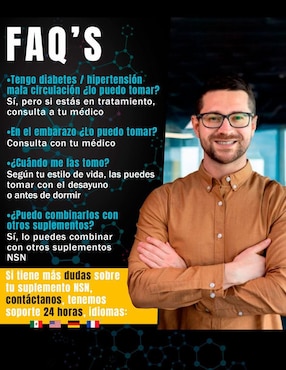 Gluconato de Zinc Natural Smart Nutrition con zinc de 100 cápsulas