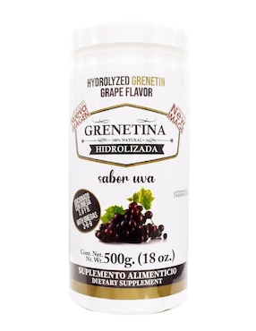 Grenetina Hidrolizada Pretty Bee Sabor Uva 500 G