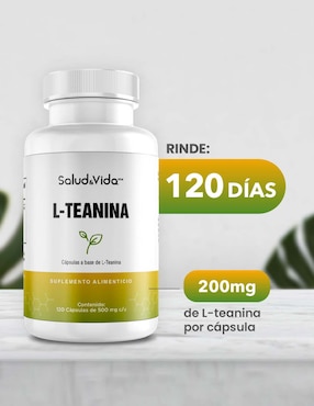 L-Teanina Salud & Vida Mx sabor original de 120 cápsulas