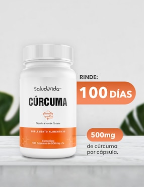 Cúrcuma Salud & Vida Mx de 100 cápsulas
