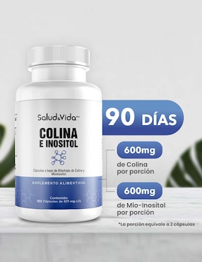 Colina e Inositol Salud & Vida Mx de 180 cápsulas