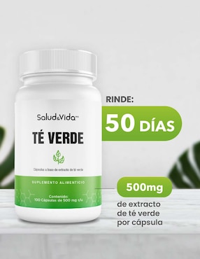 Té Verde Salud & Vida Mx de 100 cápsulas
