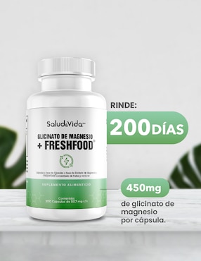 Glicinato de Magnesio Salud & Vida Mx de 200 cápsulas