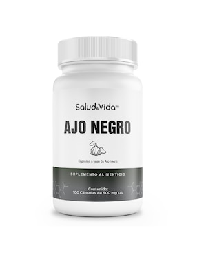 Ajo Negro Salud & Vida Mx de 100 cápsulas