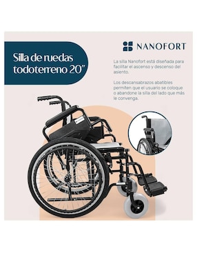 Silla de ruedas Nanofort mkz-sillaterrlux