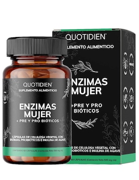 Enzimas Digestivas + Probióticos + Prebióticos Quotidien