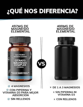 Citrato Magnesio Complex Quotidien de 60 cápsulas
