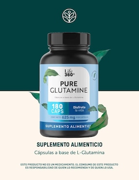 Pure glutamine Life 360+ con L-glutamina