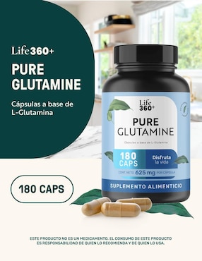 Pure glutamine Life 360+ con L-glutamina