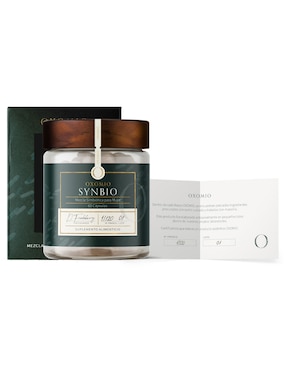 Synbio de Oxomio Gut Health Oxomio con probióticos, prebióticos, inulina de agave y aloe vera de 60 cápsulas