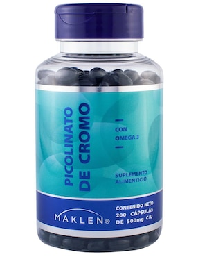 Picolinato De Cromo Con Omega 3 Maklen