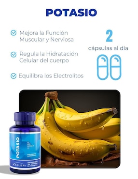 Potasio con Omega 3 Maklen con citrato de magnesio