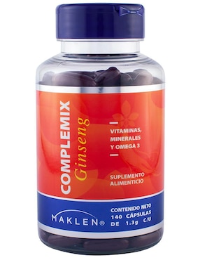 Complemix Ginseng Maklen Con Vitaminas Y Minerales