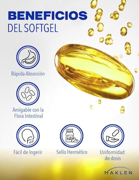 Maca Negra con L-Arginina, Jengibre, Ajo, Zinc y Omega 3 Maklen