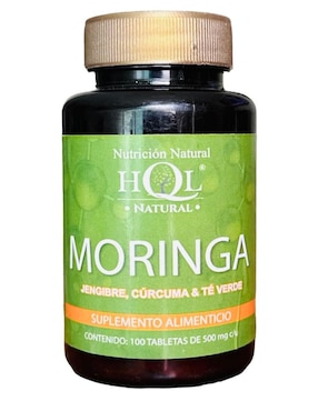 Moringa, Jengibre, Cúrcuma & Té Verde HQL Natural