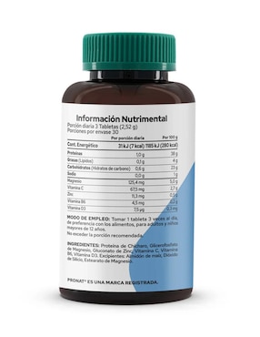 Proteína Vegetal con Magnesio & Zinc Pronat con magnesio