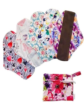 Toallas femeninas Mama Tierra Shop con alas 5 piezas