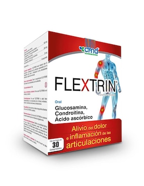 Flextrin Cmd con glucosamina de 30 tabletas