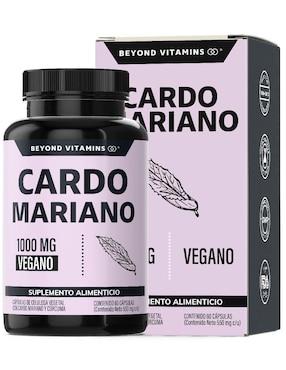 Cardo Marian con Raíz de Cúrcuma Beyond Vitamins de 60 cápsulas