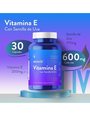 Vitamina E Liv Nutrition de 60 cápsulas