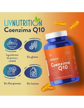 Coenzima Q10 Liv Nutrition de 60 tabletas