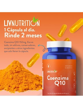 Coenzima Q10 Liv Nutrition de 60 tabletas