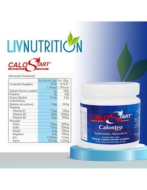 Calostart Calostro Calostart con calostro bovino de 200 g
