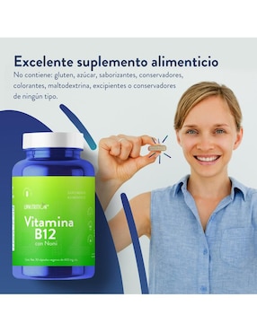 Vitamina B12 Liv Nutrition de 60 cápsulas