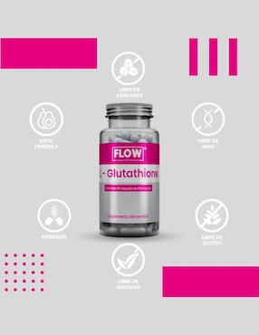 L-Glutathione Flow de 90 cápsulas
