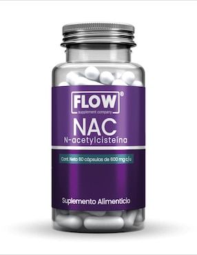 NAC N-Acetylciteína Flow con n-acetyl cysteine de 60 cápsulas