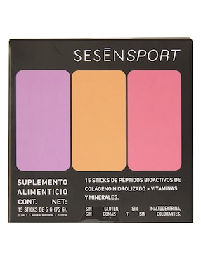 Péptidos de colágeno hidrolizado + electrolitos Sesen sabor diferentes sabores