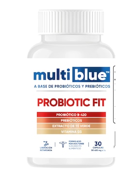 Probiotic Fit Multiblue de 30 cápsulas