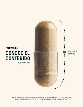 Colostrum Moo: Calostro bovino Life 360+ Life360+ con calostro bovino de 120 cápsulas