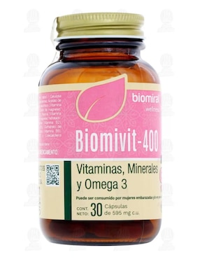 Biomivit 400 Biomiral de 30 cápsulas