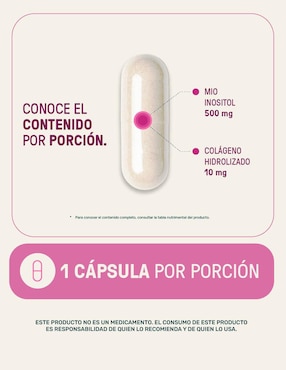 Myo Inositol Life360 Life360+ de 180 cápsulas