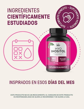 Myo Inositol Life360 Life360+ de 180 cápsulas