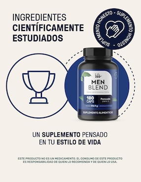 Multivitamínico para hombre con creatina + vitaminas y aminoácidos 80 cápsulas suplemento alimenticio life360+ cápsulas "para" (si aplica) unisex