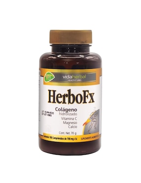 Colageno Hidrolizado, Vit C, Magensio Y Calcio Vida Herbal