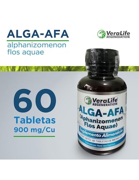 Alga Afa Veralife con vitaminas y minerales de 60 tabletas